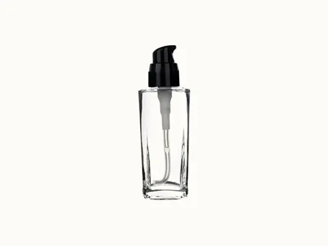Clear Round Spray/Pump Glass Lotion Bottles — view 6