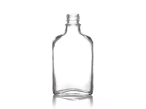 Clear Glass Liquor Bottles
