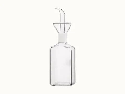 Square Glass Olive Oil Dispenser Bottle With No Drip