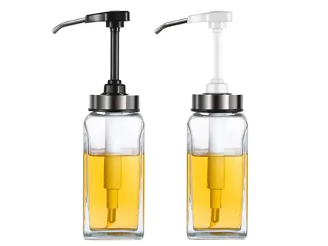 Middle Size Glass Squeeze Bottles