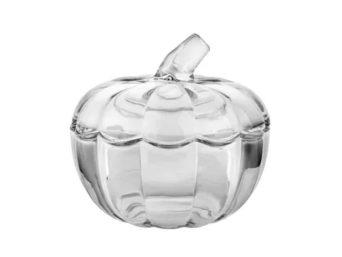 Pumpkin Glass Jars With Lids
