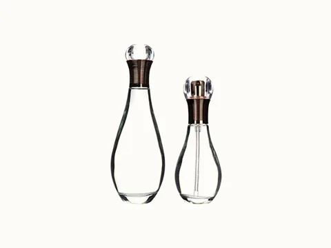 Clear Lamp Shape Spray/Pump Glass Lotion Bottles — view 1
