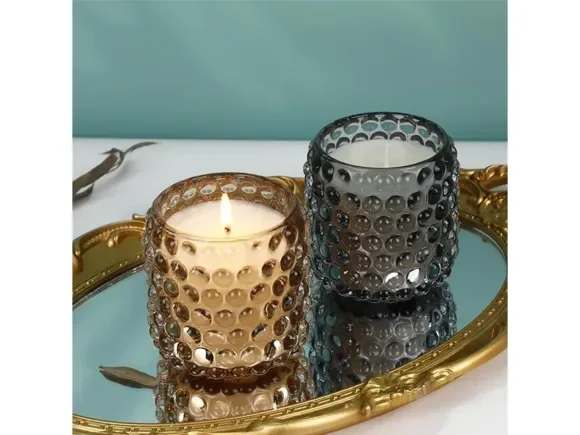 Elegant Glass Candle Holders Jars — main view