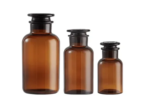 Glass Medicine Bottle Liquid Syrup