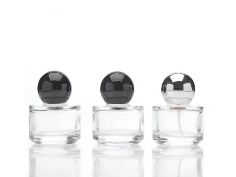 Cute Small Glass Perfume Bottle — view 1