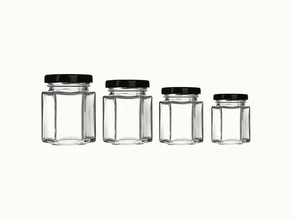 Clear Honey Jar Glass — main view