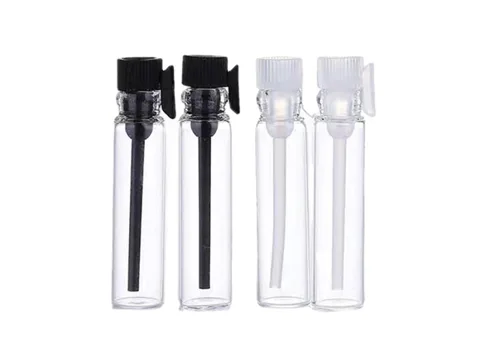 Clear Glass Perfume Vials