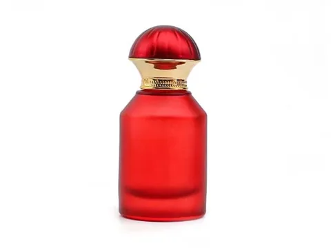 High End Noble Frosted Cylindrical Screw Top Perfume Spray — view 2