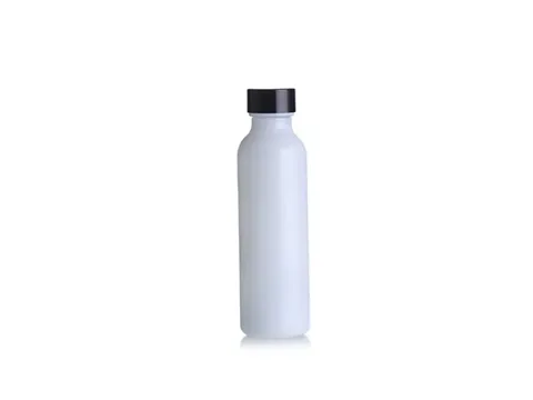 White Cosmetic Glass Bottles — view 2