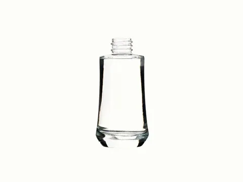 Clear Round Spray/Pump Glass Lotion Bottles — view 2