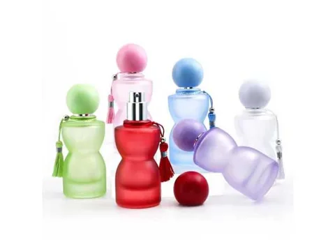 Frosted Glass Perfume Bottles With Spray — view 2