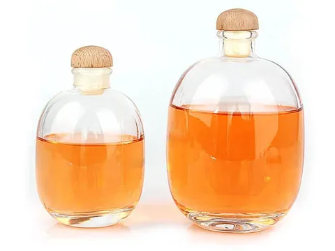 Clear Liquor Bottles — view 1