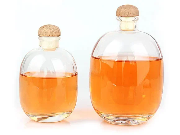 Clear Liquor Bottles — main view