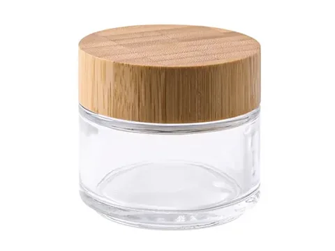 Body Butter Jars with Bamboo Lid Cosmetic Container