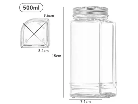 () Glass Food Storage Jars With Lids — view 6