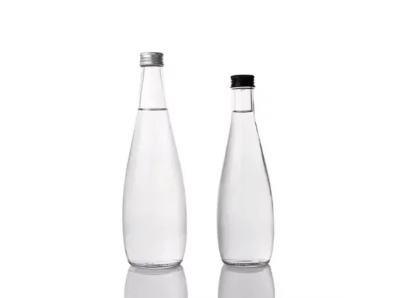 Glass Gatorade Bottles Juice Beverage Container with Lids — main view