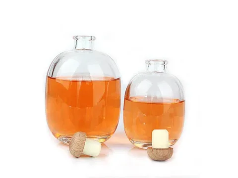 Clear Liquor Bottles — view 2