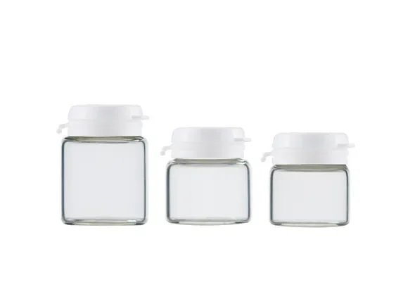 Glass Cosmetic Jars With Tear-off Cap — main view