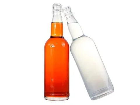 Glass Liquor Bottles — view 1