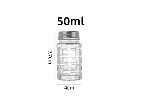Small Glass Spice Jars with Lids — view 5