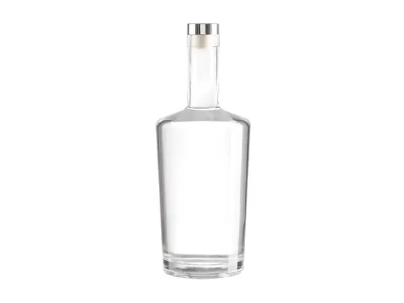 Glass Whiskey Bottle with Lid — main view