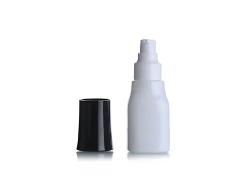 white Glass Lotion Bottles — view 3