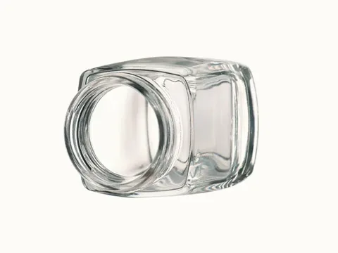 Clear Glass Honey Jars — view 5