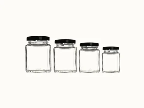 Clear Honey Jars Glass — view 4