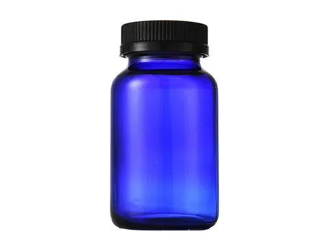 Blue Glass Pharmaceutical Bottles