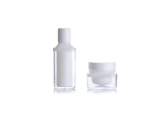 Clear Glass Cream Jars — main view