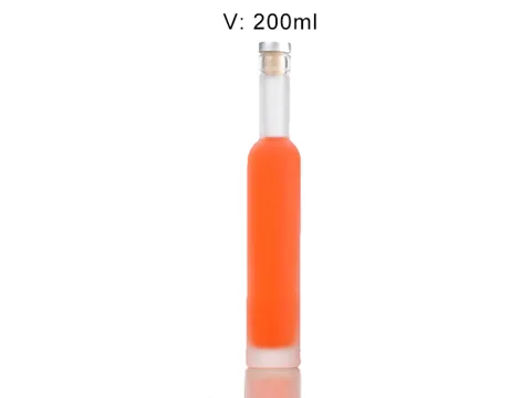 High Clear / Frosted Glass Spirit Bottle — view 5
