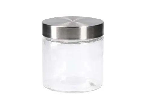 Glass Jars with Stainless Steel Lids