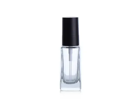 Square Glass Foundation Liquid Bottle