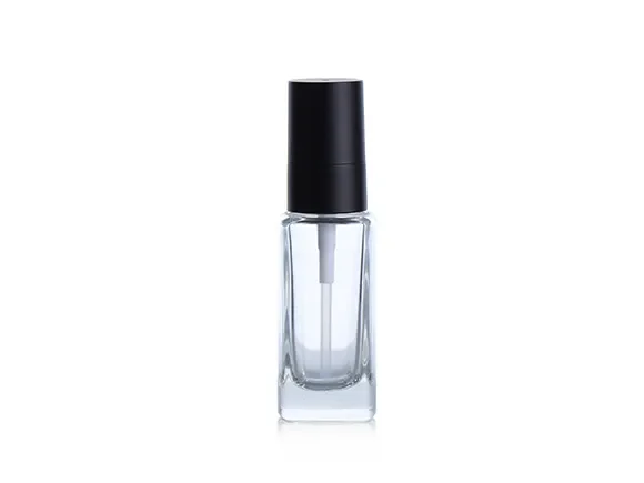 Square Glass Foundation Liquid Bottle — main view