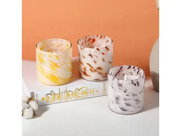 Glass Speckle Candle Jars Vessel — main view