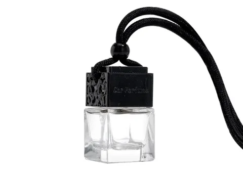 Elegant Hanging Car Air Freshener Glass Bottles — view 2