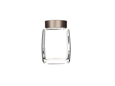 Clear Glass Honey Jars — view 2