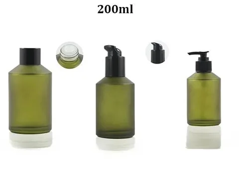 Frosted Green Bottle Collection — view 4