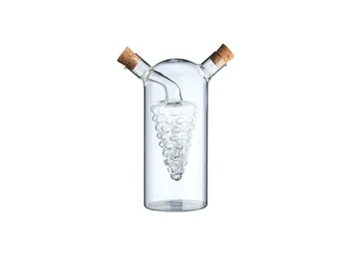 Borosilicate Glass 2 in 1 Oil and Vinegar Cruet