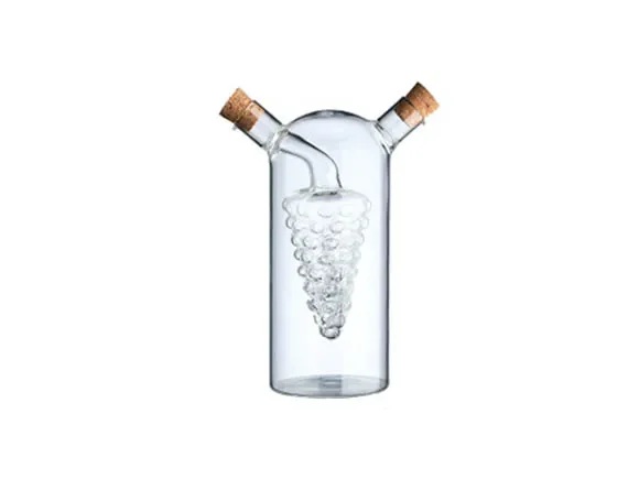 Borosilicate Glass 2 in 1 Oil and Vinegar Cruet — main view