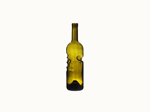 Green Hand of God Bordeaux Wine Bottle