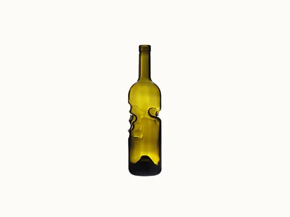 Green Hand of God Bordeaux Wine Bottle — main view