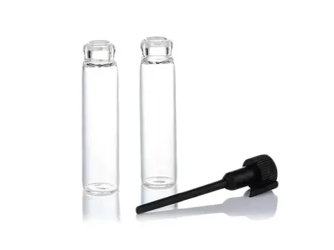Clear Glass Perfume Vials — view 2
