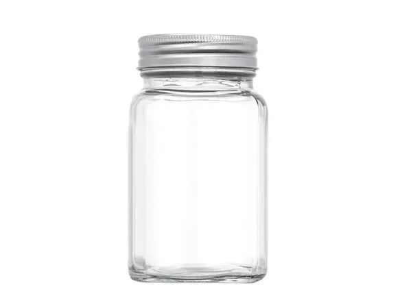 Square Glass Food Jars — main view