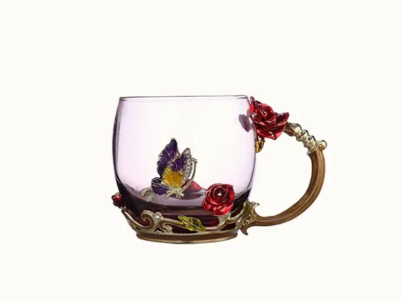 Clear Glass Tea Cup — main view