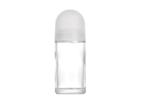 Antiperspirant Deodorant Roll On Glass Bottle — view 2