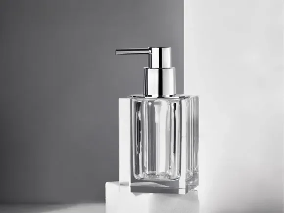 Glass Bathroom Dispenser Bottles — main view