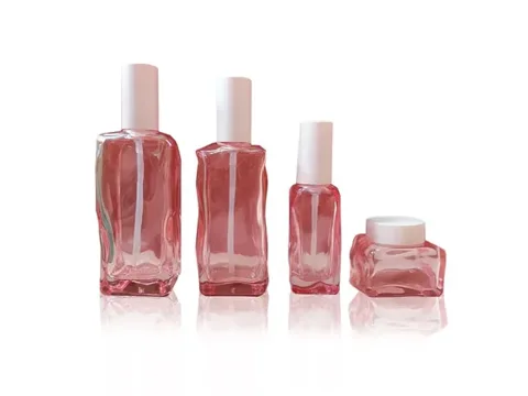 Pink Faceted Skincare Collection
