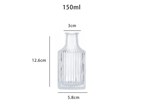 Curved Elegant Glass Diffuser Bottle — view 4
