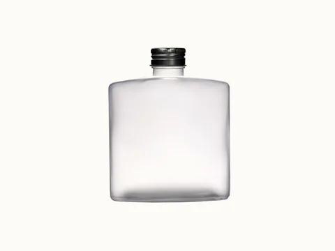 Clear Glass Milk Tea Bottle